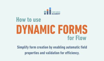 Learn how to use Dynamic Forms for Flow with this Infographic - Thumbnail